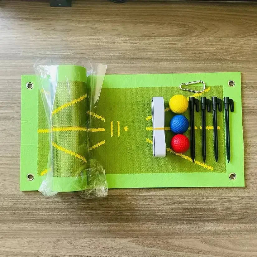 Golf Swing Path Training Mat – Instant Feedback Practice Aid