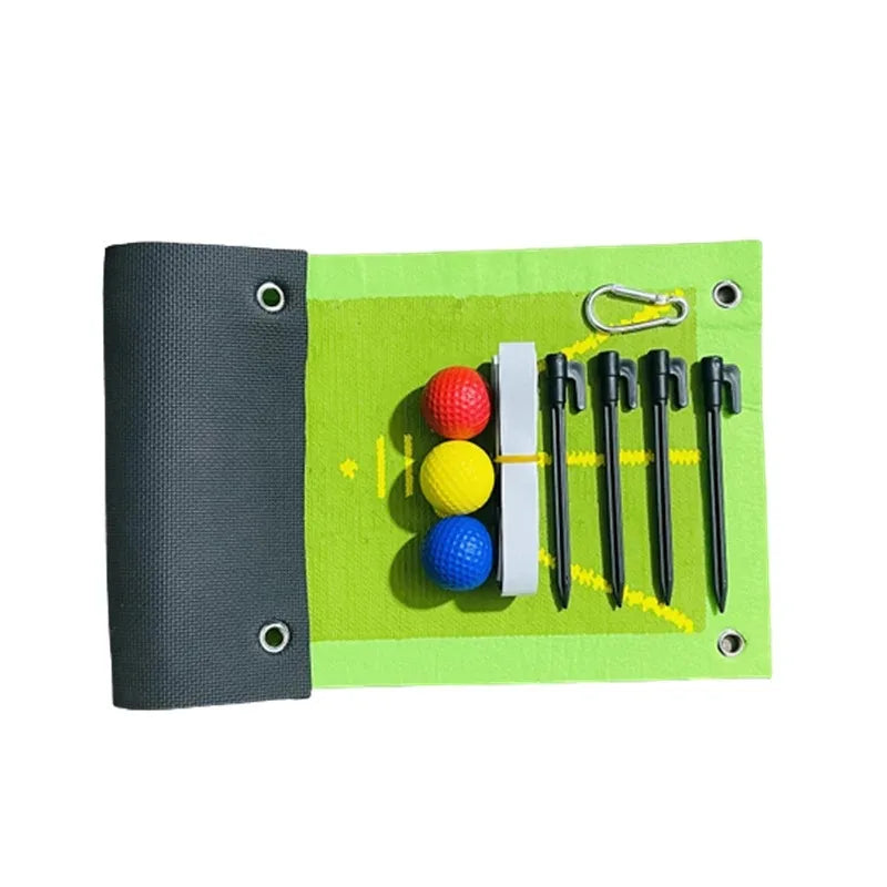 Golf Swing Path Training Mat – Instant Feedback Practice Aid