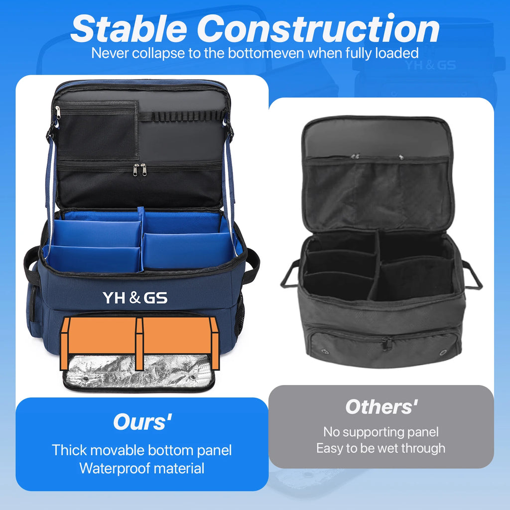 Golf Trunk Organizer with Shoe Compartment